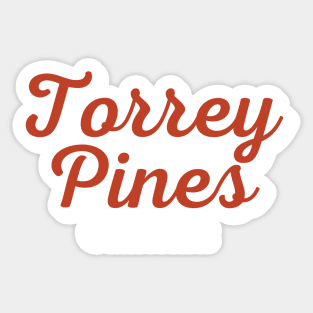 Torrey Pines, California Sticker